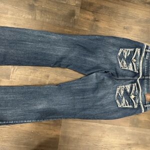 Maurices Women's Boot Cut Jeans - Dark Blue